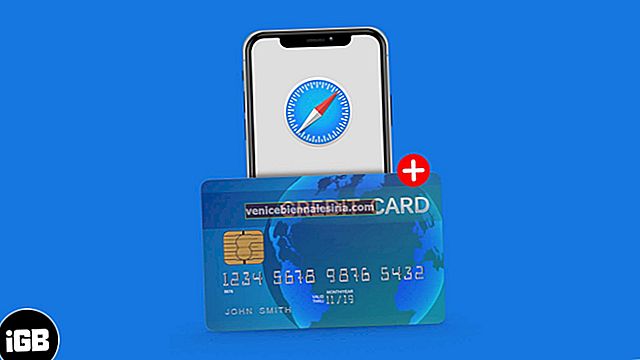 Как да добавяте кредитни карти към Safari AutoFill на iPhone, iPad и Mac