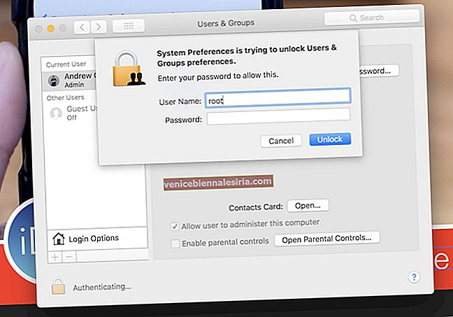 Как включить корневого пользователя на Mac, чтобы защитить его от опасной ошибки macOS High Sierra