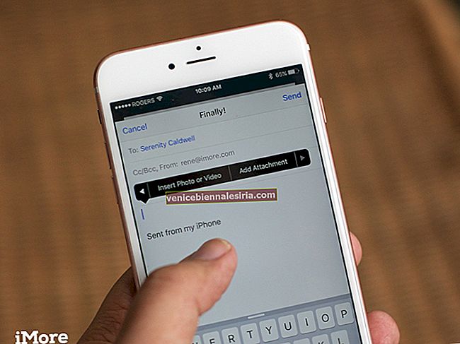 Cara Melihat E-mel dengan Lampiran di Aplikasi Mel pada iPhone / iPad
