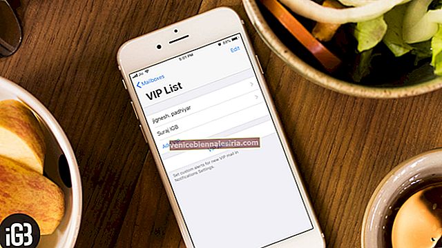 Cara Mengurus Kenalan VIP di aplikasi Mel pada iPhone dan iPad