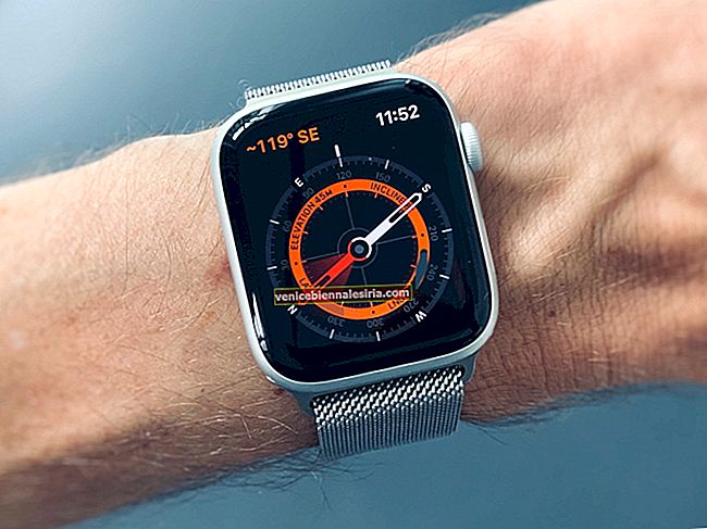 Как да използвате компаса на Apple Watch Series 5