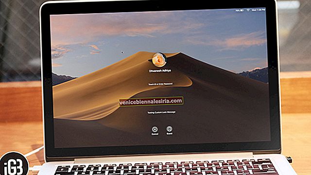 Cara Menambah / Menghapus Mesej Skrin Kunci Custom pada Mac