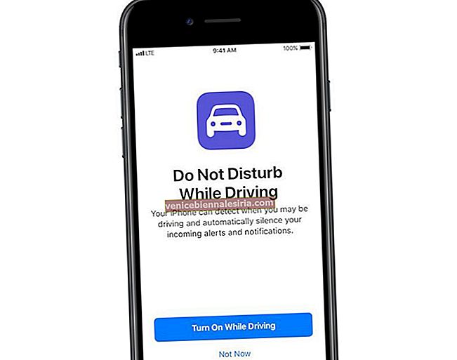 Как да използвам Не безпокойте по време на шофиране на iPhone