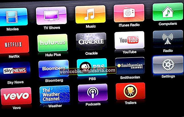 Списък с приложения, които са налични на Apple TV