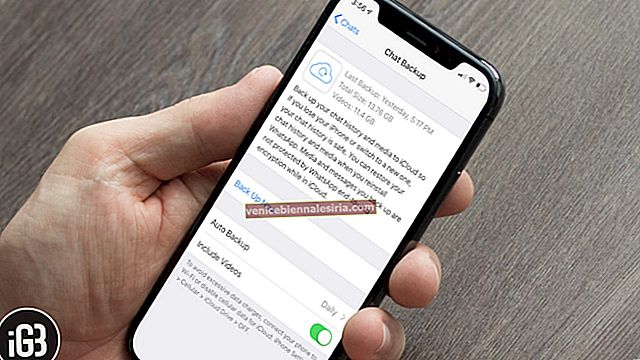 Как да архивирате WhatsApp Chat Messages на iPhone